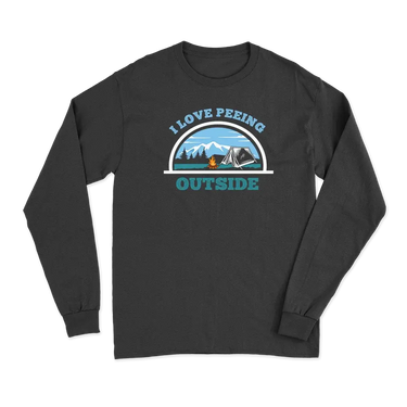 I Love Peeing Outside Men Long Sleeve T-Shirt